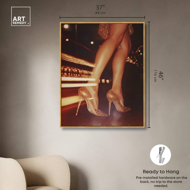 Sparkly Nights Canvas by Art Remedy
