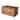 American Art Decor The Speakeasy Wood Crate Bottle Holder with Metal Handles - 7" H x 14" L x 8" D