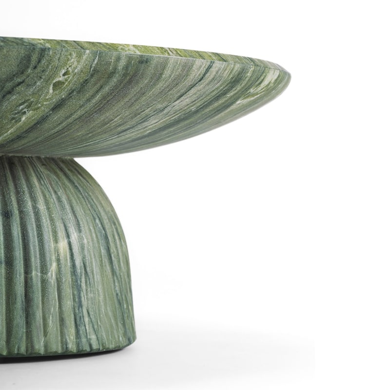 Studio London Maddox Single Round Coffee Table Stone Marble Effect