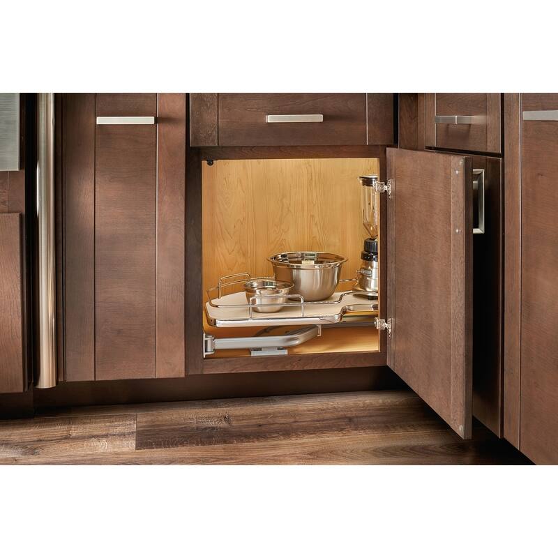 Rev-A-Shelf 5371 Series Left Handed Pull Out Single Tier Blind Corner