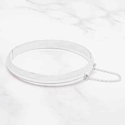 Victoria Townsend .925 Sterling Silver Classic Bangle Bracelet