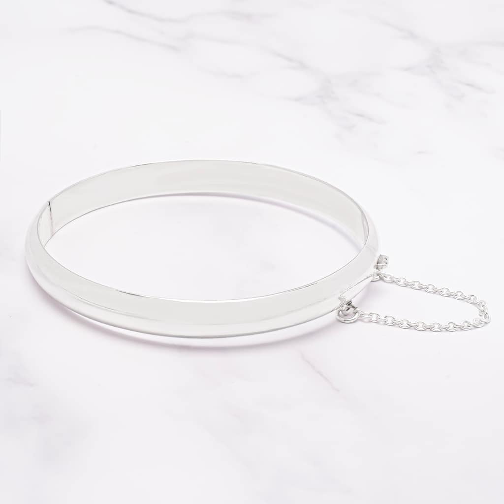 Victoria Townsend .925 Sterling Silver Classic Bangle Bracelet