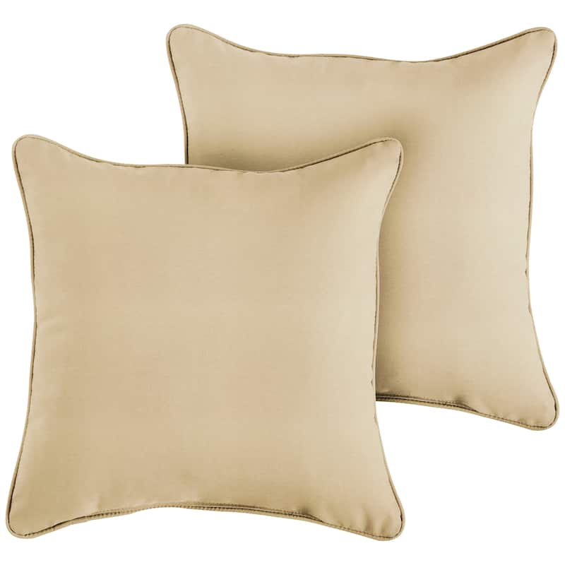 Clara 18-inch Indoor/ Outdoor Sunbrella Throw Pillows (Set of 2)