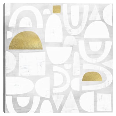 Gold Code by Nikki Chu Canvas Art Print
