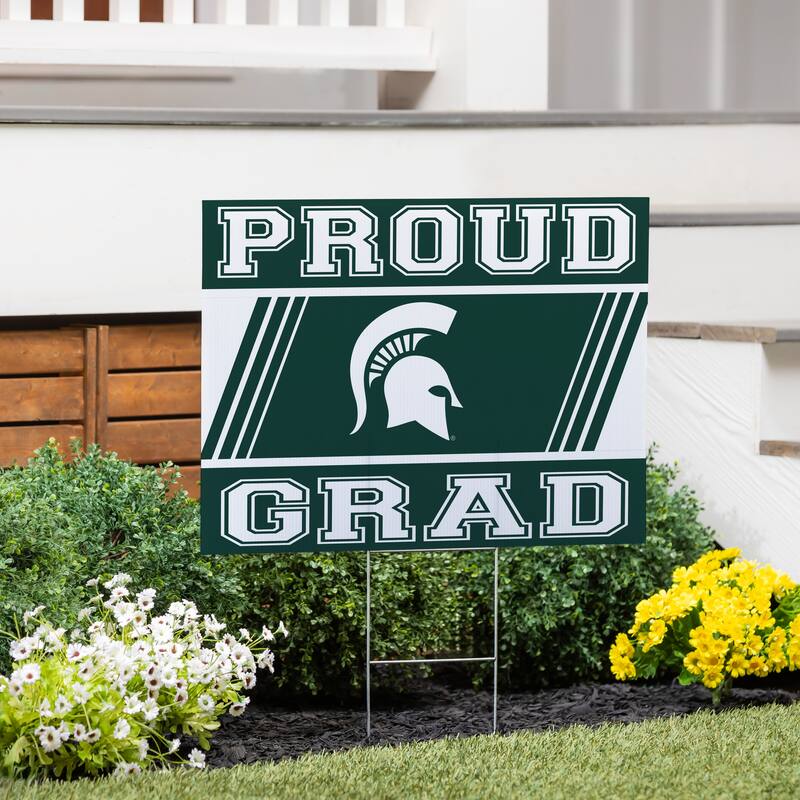 Michigan State University 24" x 18" Graduation Coroplast Outdoor Yard Sign