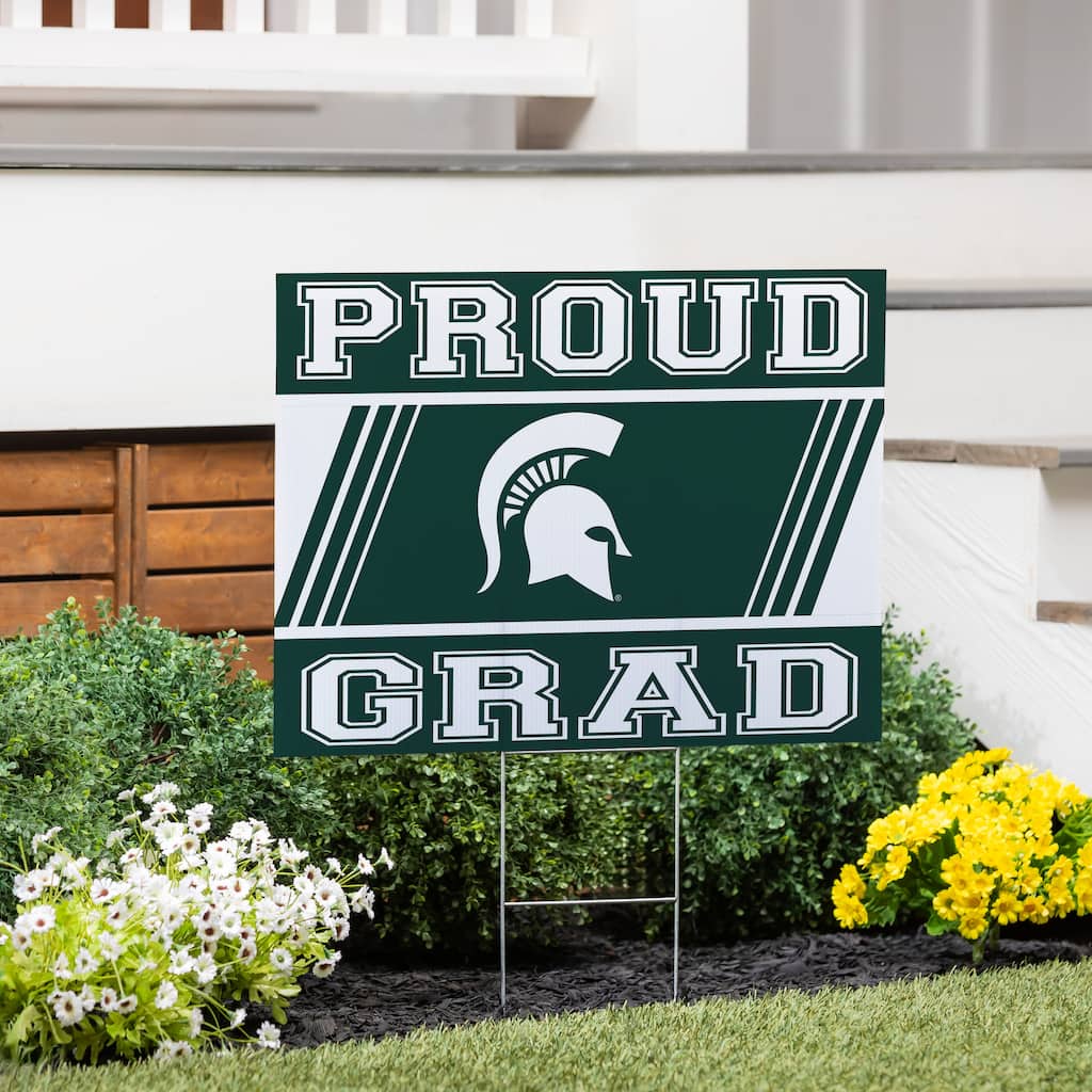 Michigan State University 24" x 18" Graduation Coroplast Outdoor Yard Sign