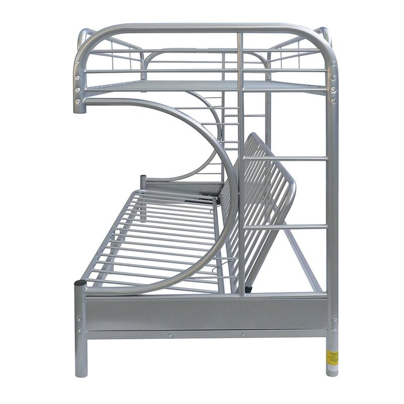 Lunar Twin/Full Bunk Bed with 2 Side Ladders
