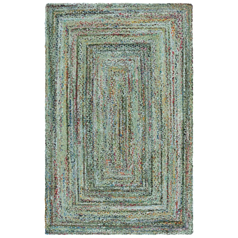 SAFAVIEH Georgine Handmade Nanny Braided Bohemian Cotton Rug