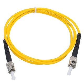 Single-mode Simplex Fiber Optic Patch Cable ST to ST - Bed Bath ...