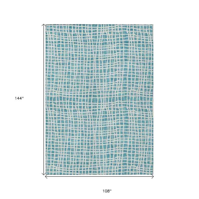 HomeRoots Striped Transitional Rectangle Outdoor Rug