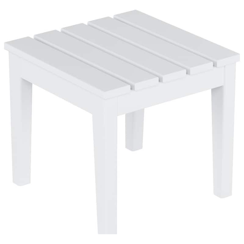 Polytrends Laguna Outdoor Patio Garden Arm Chair Set with Side Table