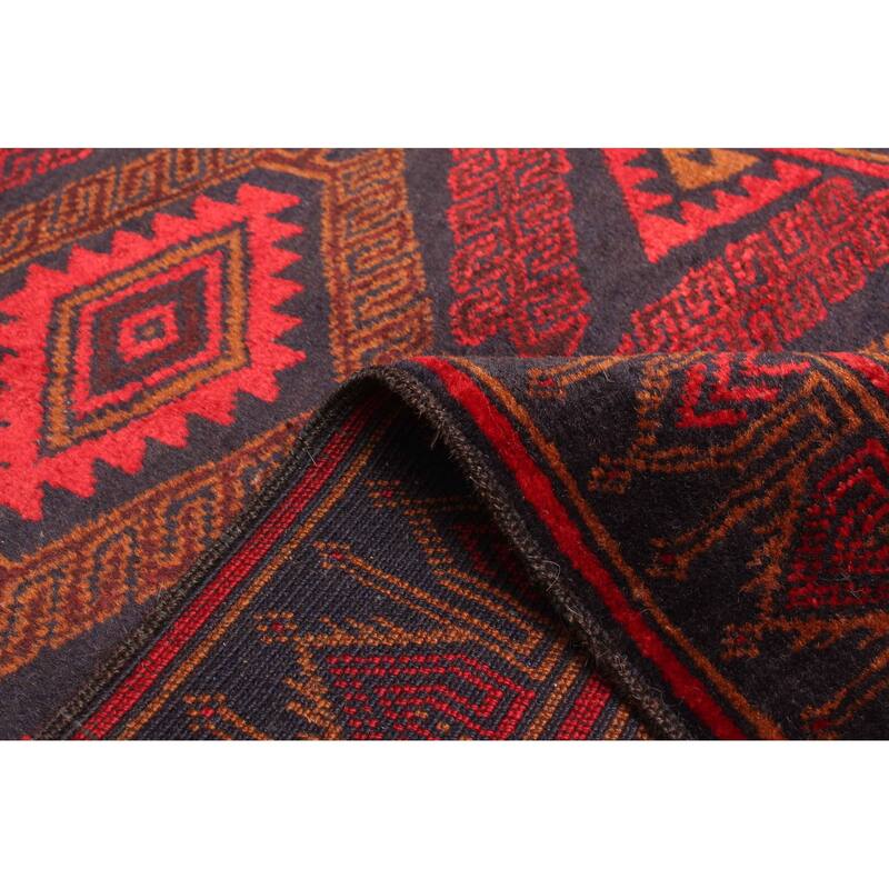 ECARPETGALLERY Hand-knotted Teimani Dark Navy Wool Rug - 2'11 x 4'8