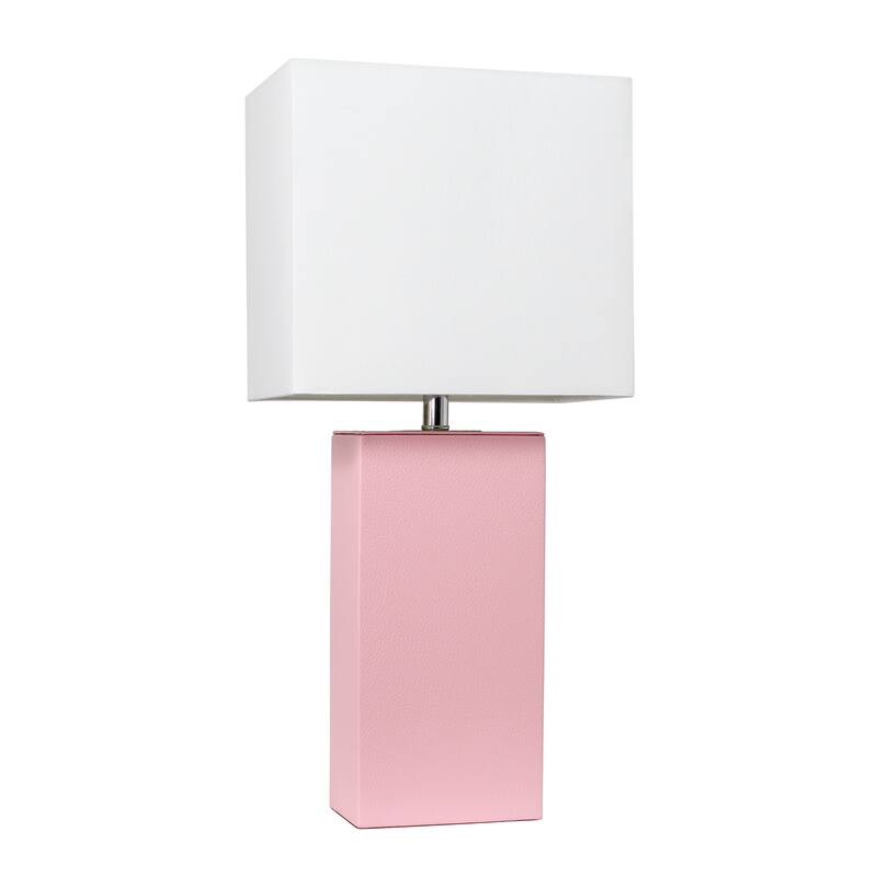 Modern Bedside Table Lamp - Elegant Decor for Living Room, Bedroom, Office - White Fabric Shade