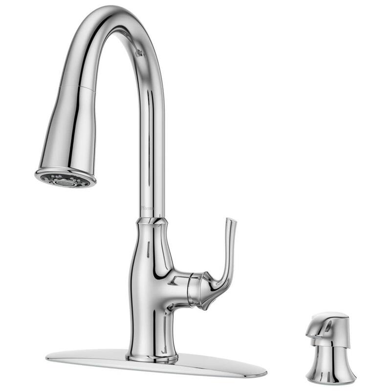 Pfister F-529-7RSSR Rosslyn 1.8 GPM Single Hole Pull Down Kitchen