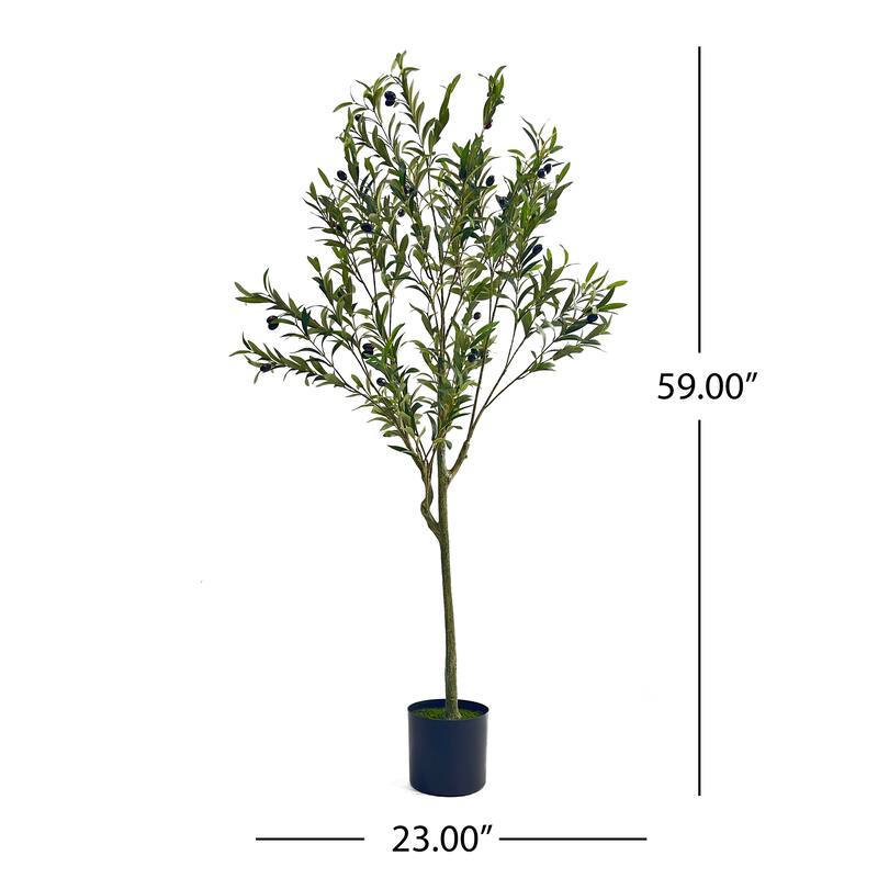Christopher Knight Home Taos 4' x 1.5' Artificial Olive Tree
