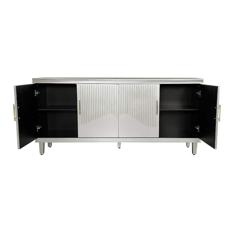70.07" Large Size 4-Door Cabinet
