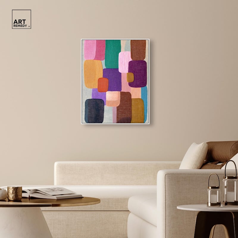 Color Block Cadence I Canvas by Art Remedy