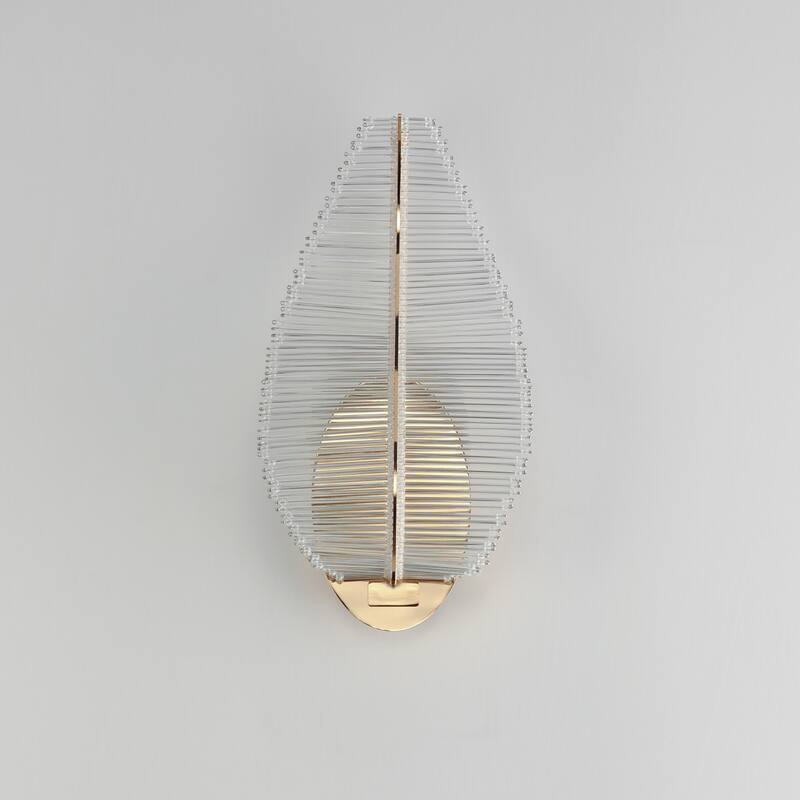 Studio M SM23810 Lillet 16" Tall LED Wall Sconce with Crystal Shade