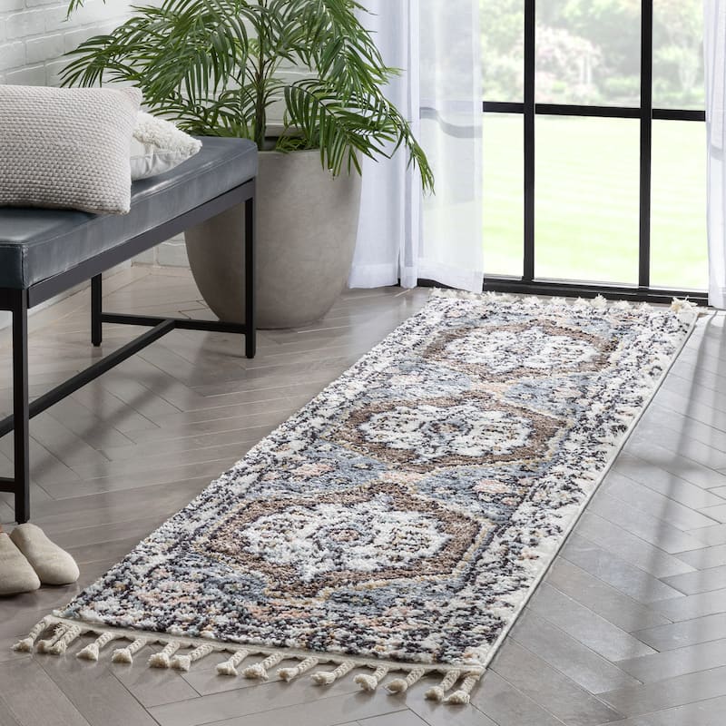 Well Woven Nala Vintage Medallion Oriental Botanical Area Rug