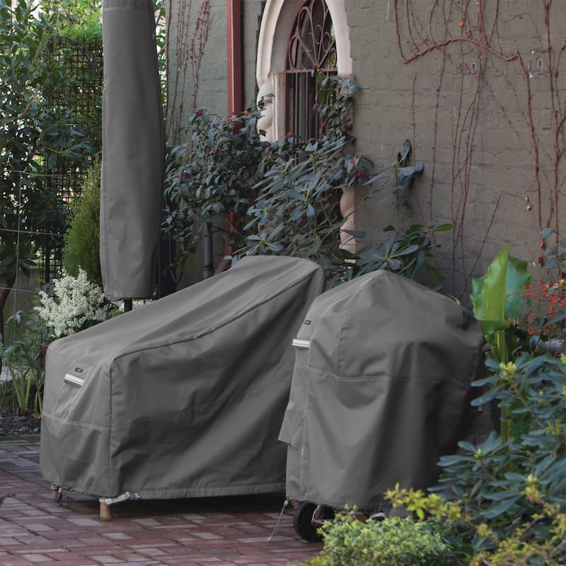 Classic Accessories Ravenna Water-Resistant 60 Inch Rectangular Fire Pit Table Cover
