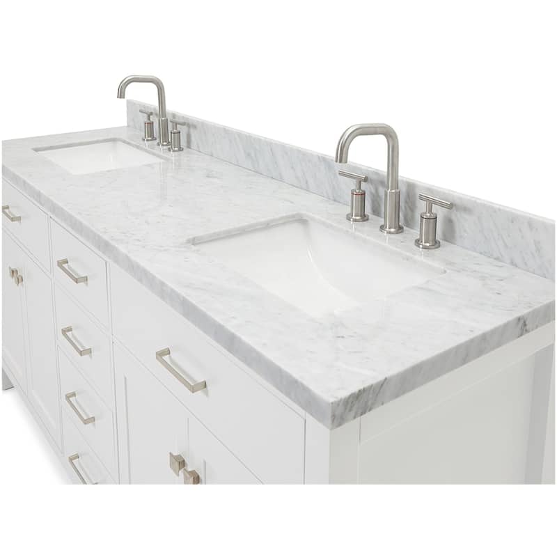 Ariel H073DCWRVO Bristol 73" Free Standing Double Rectangular Basin