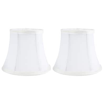 Meriville Faux Silk Clip On Chandelier Lamp Shades, 4-inch by 6-inch by 5-inch