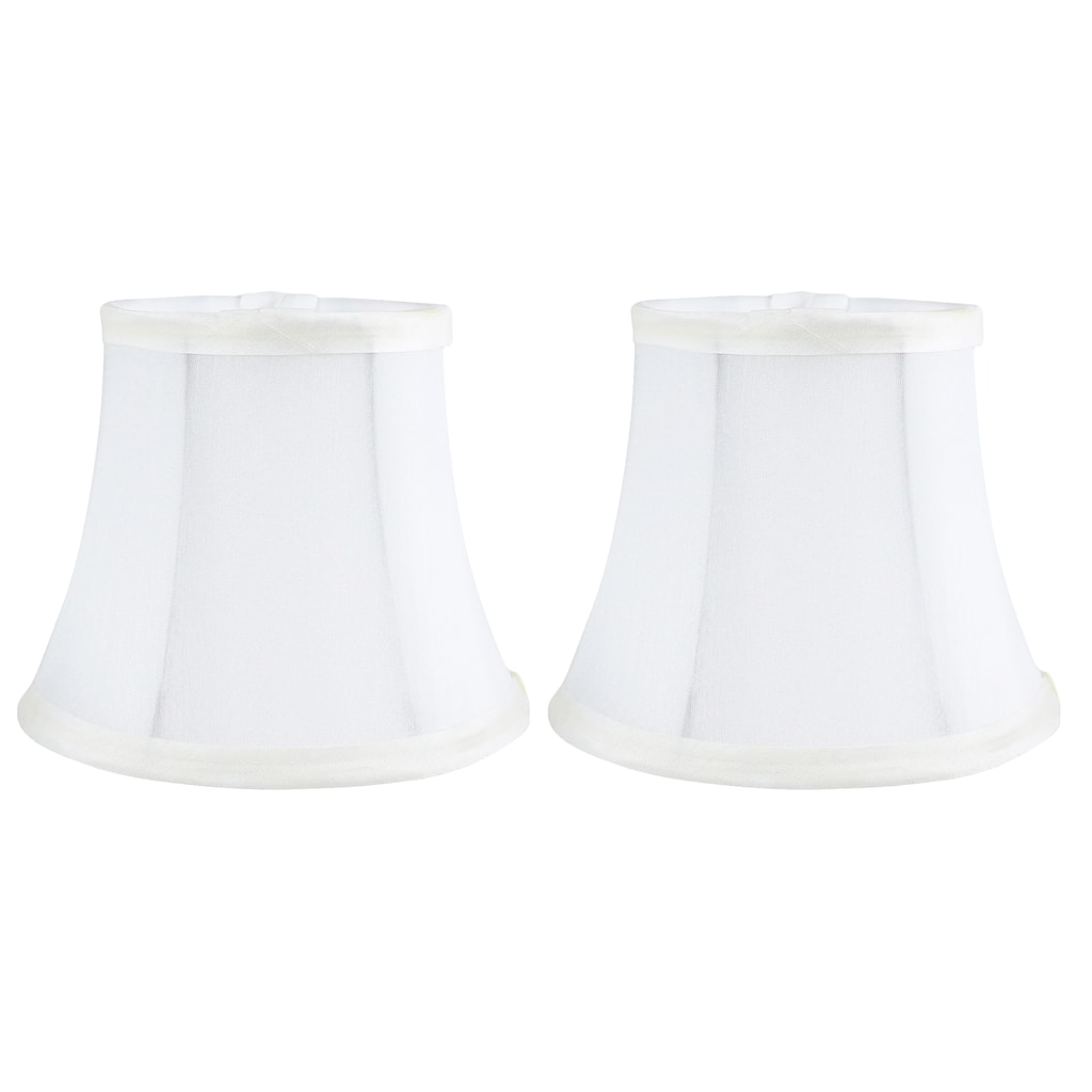 Meriville Faux Silk Clip On Chandelier Lamp Shades, 4-inch by 6-inch by 5-inch