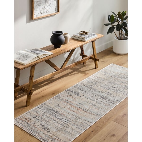 slide 2 of 3, Livabliss Rojin Abstract Stripes Area Rug 9' x 12' 7" - Rectangle