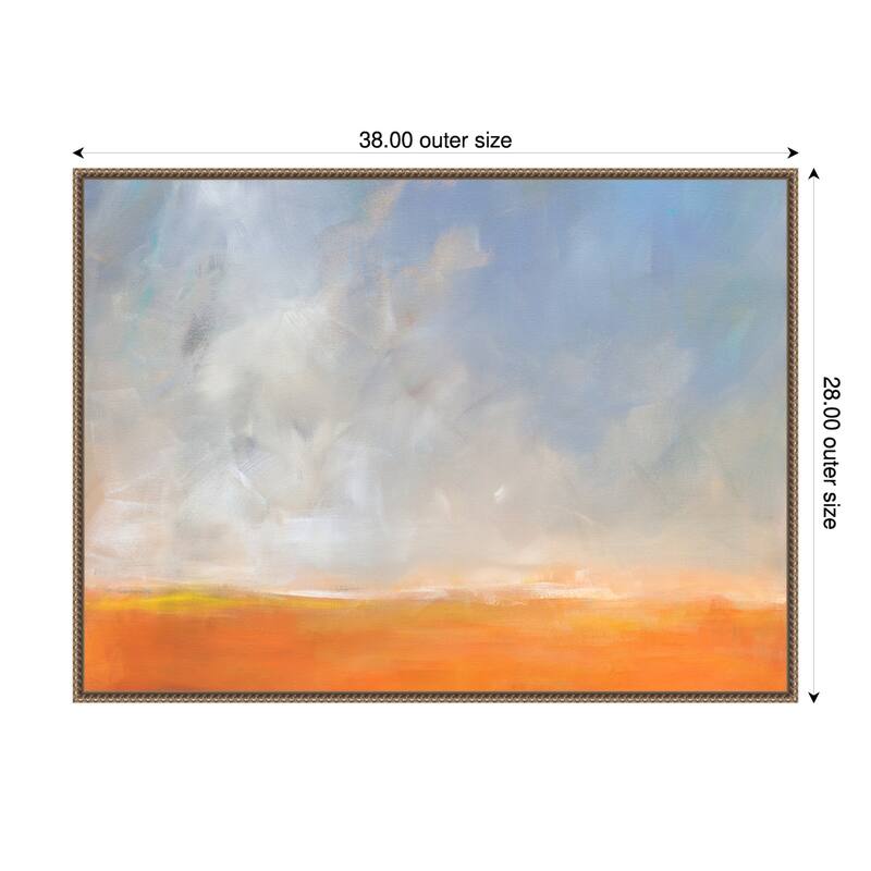 Vast Horizon Dream by Julia Contacessi (38 x 28 in.), Framed Canvas Wall Art Print