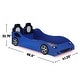 preview thumbnail 8 of 13, Wooden Twin Size Car Bed with LED Strip Lighting