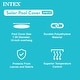 preview thumbnail 6 of 6, Intex Swim Center Round Inflatable Outdoor Swimming Lounge Pool with Pool Cover