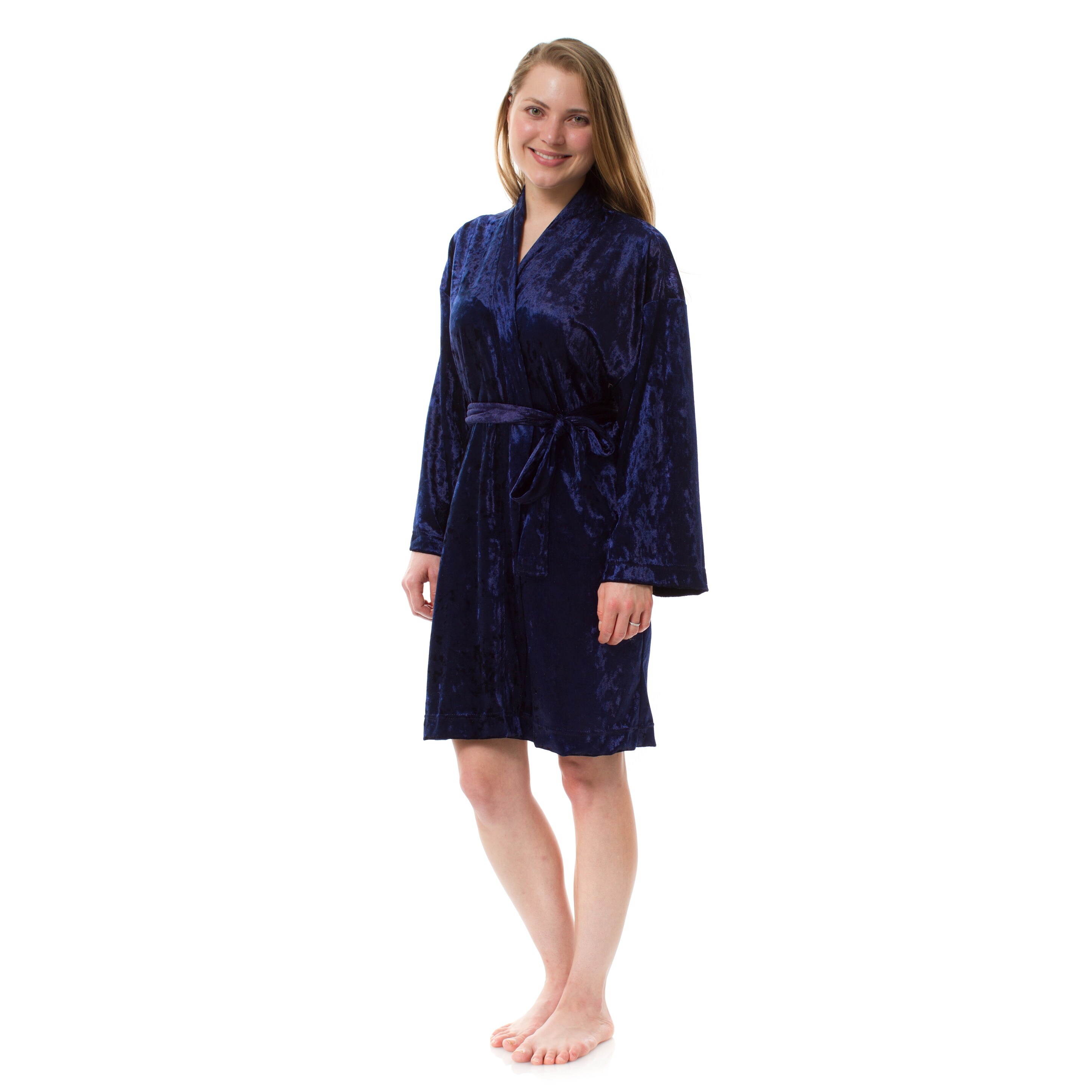 Womens velvet robe Clearance