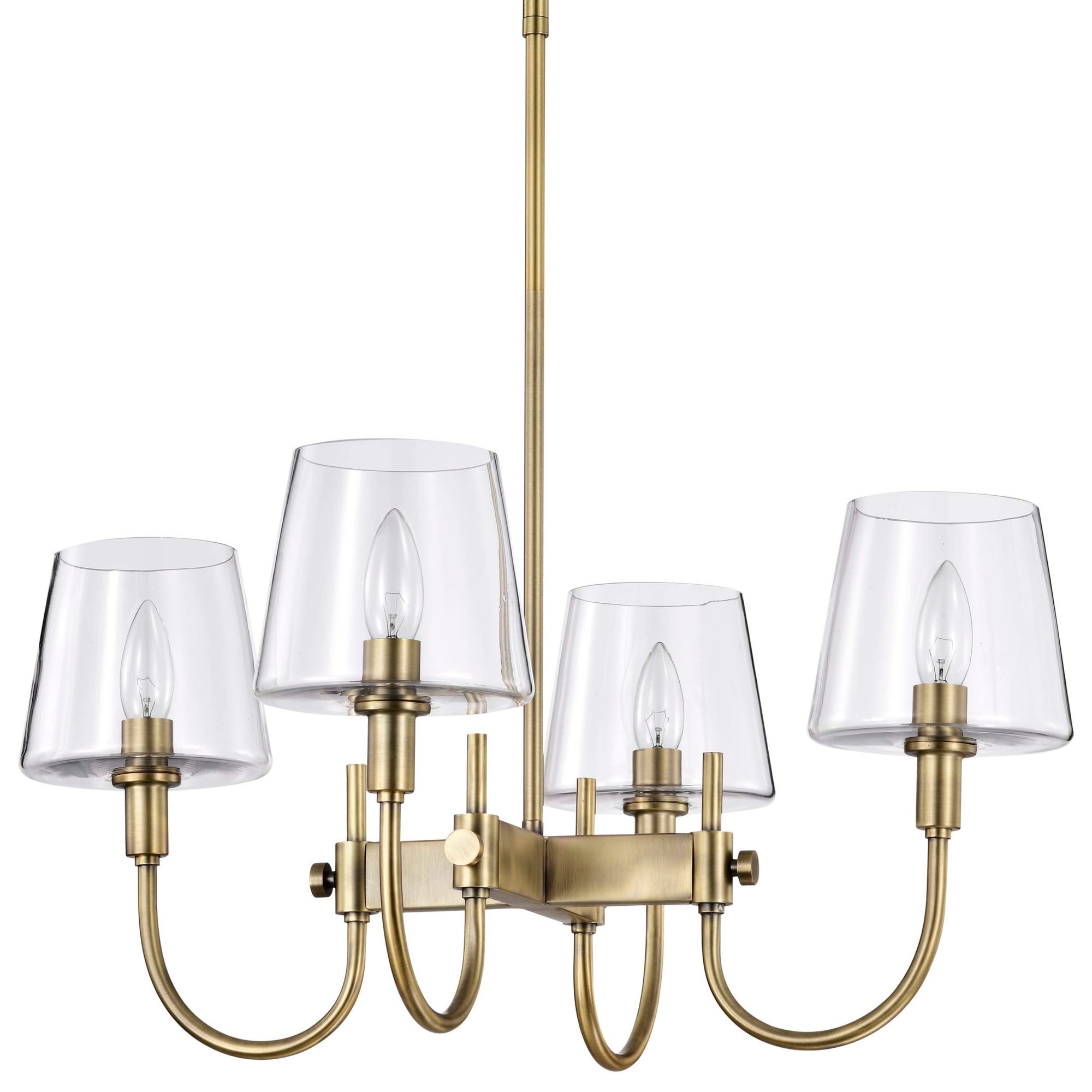 Nuvo Lighting 60/7885 Brookside 4 Light 24" Wide Chandelier