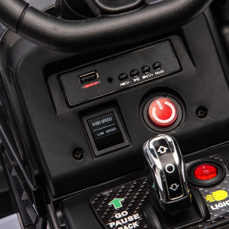 Ride on Tractor,Trailer,24VBattery Powered Electric Toy,200w*2motor 1.86-4.97MPH,Remote Control,3 speed adjustable,LED,safe belt