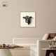 preview thumbnail 24 of 60, Darkness in Detail of Cow Canvas Animal Art Prints by Art Remedy