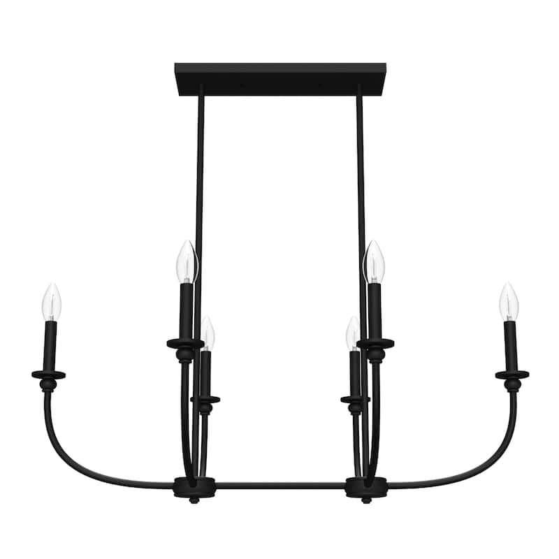 Hunter Southcrest Chandelier - Entry, Dining Table, Kitchen Island - Farmhouse, Transitional, Candle