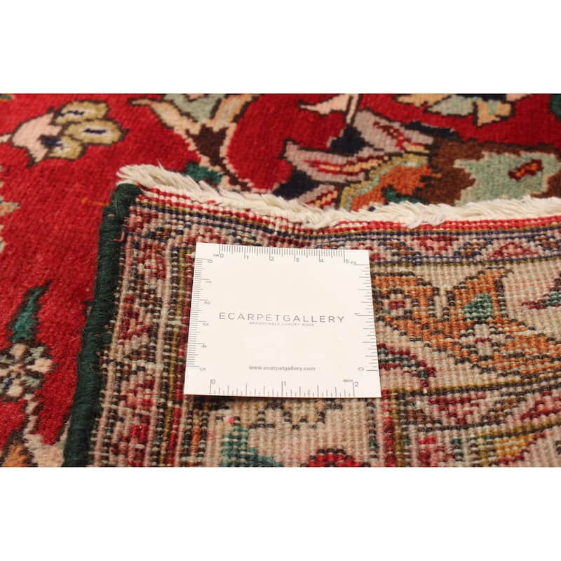 ECARPETGALLERY Hand-knotted Kayseri Red Wool Rug - 2'11 x 13'0