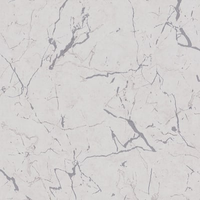 Galerie Wallcoverings Bricks and More Collection Luxurious Metallic Marble Metallic Finish Vinyl on Non-woven Wallpaper Roll
