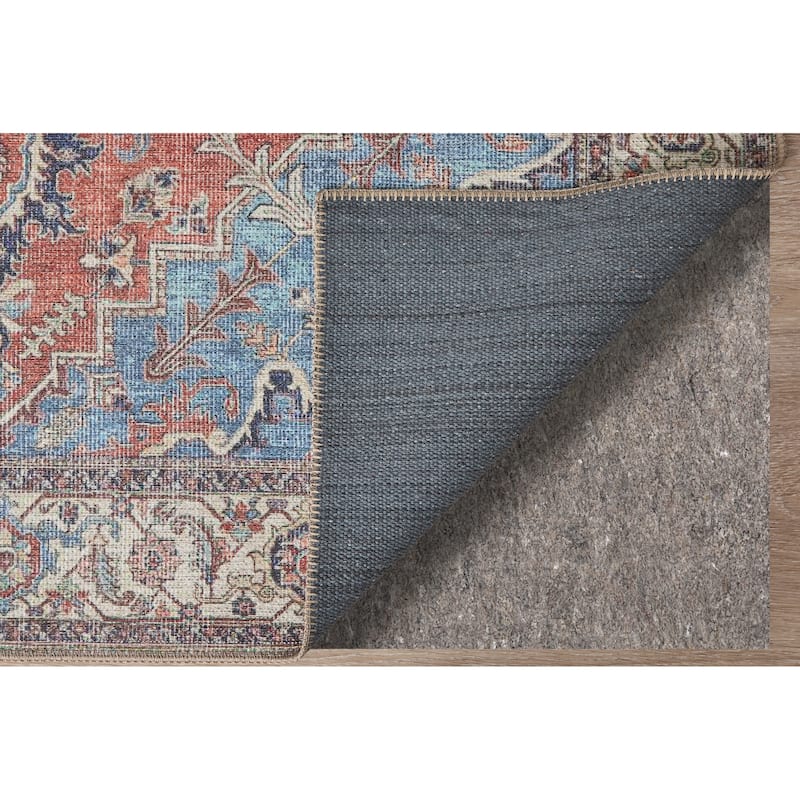 Grand Bazaar Prescott Machine Made Medallion Transitional Area Rug