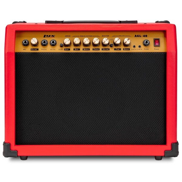 LyxPro Electric Guitar Amplifier 40 Watt Guitar Amp w Built In Speaker On Sale Bed Bath Beyond 39497878