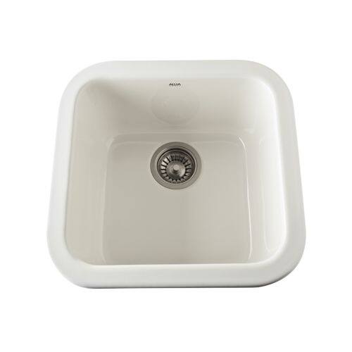 Shop Rohl 5927 18 Allia Drop In Or Undermount Fireclay Bar Sink Overstock 13147332