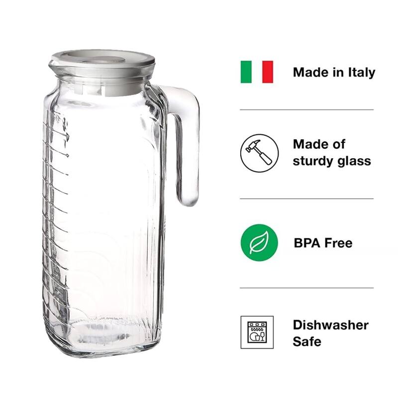 Bormioli Rocco Set of 2 Gelo Jugs
