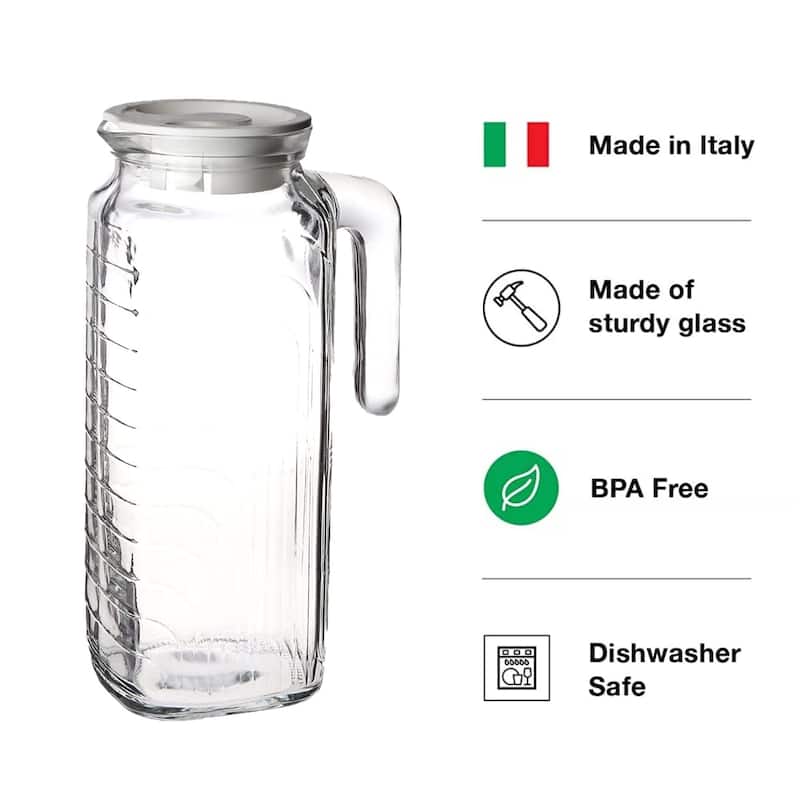 Bormioli Rocco Set of 2 Gelo Jugs
