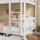 preview thumbnail 6 of 18, Twin Over Twin Rubber Wood Bunk Bed with 2 Drawers,Convertible into 2 Full Beds,Ladder and Safety Guardrails