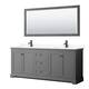 Option Dark Gray, Black Trim, Giotto Quartz Top