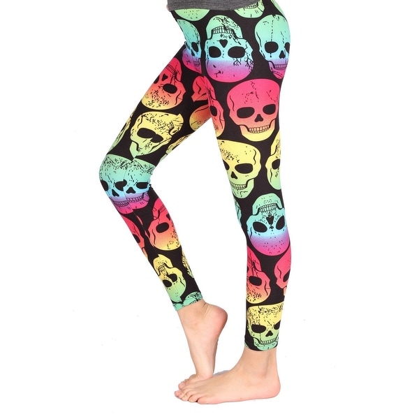 girls rainbow leggings