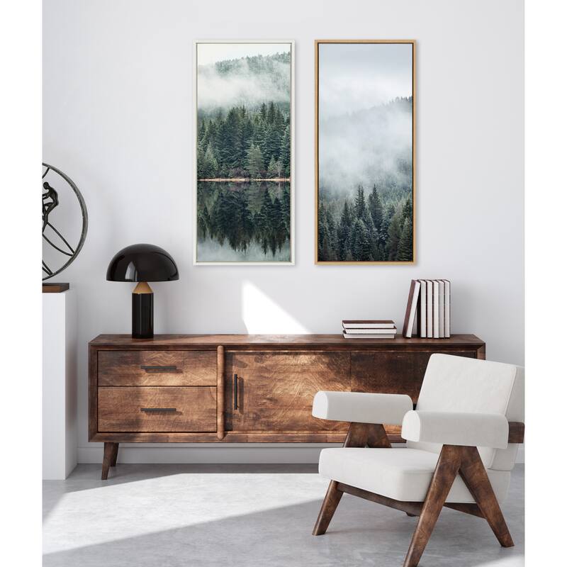 Kate and Laurel Sylvie Misty Forest Canvas by Emiko and Mark Franzen