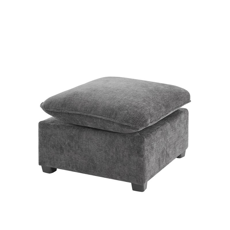 26*26" Ottoman Module for Modular Sectional Sofa,Wide Seat,Chenille,