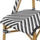 preview thumbnail 90 of 95, Furniture of America Irene French Chevron Wicker Patio Dining Chairs