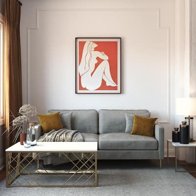 CosmoLiving by Cosmopolitan Highland Sofa with Pillows